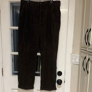 Men's Brown Corduroy Pants 36 by 30